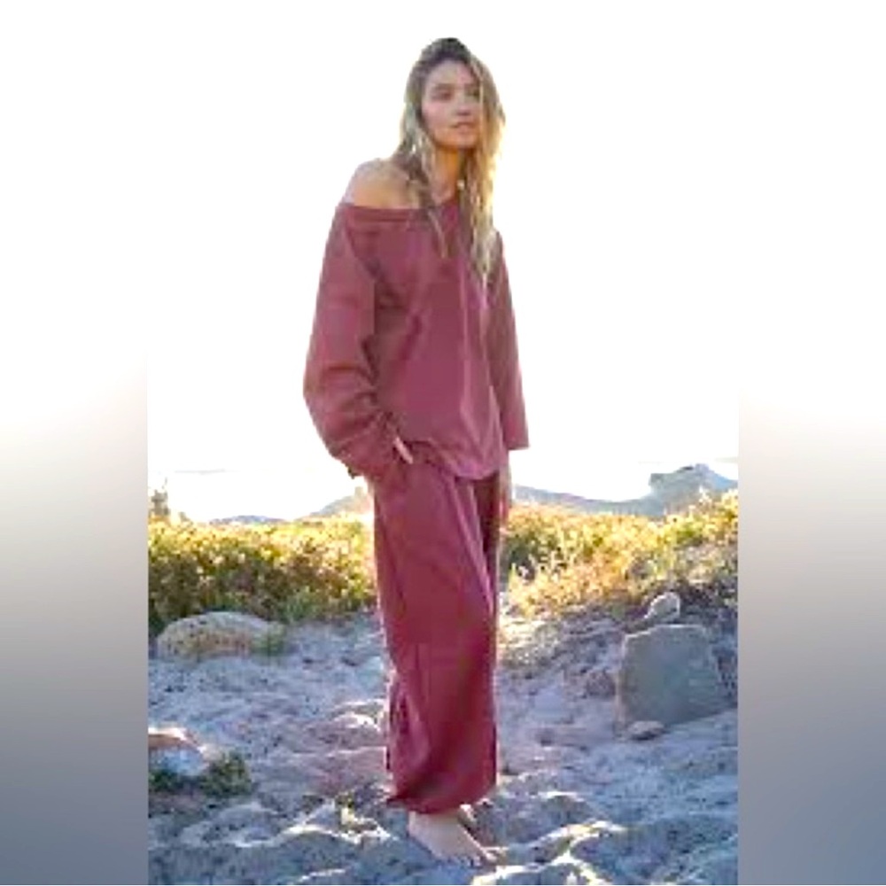NWT $108 Free People Beach Terracotta Parker Set